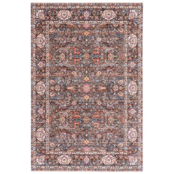 SAFAVIEH Crimson Selina Distressed Area Rug, Beige/Blue, 6' x 9'