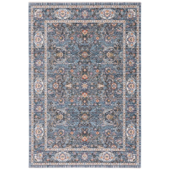 SAFAVIEH Crimson Selina Distressed Area Rug, Blue/Ivory, 2'2" x 4'