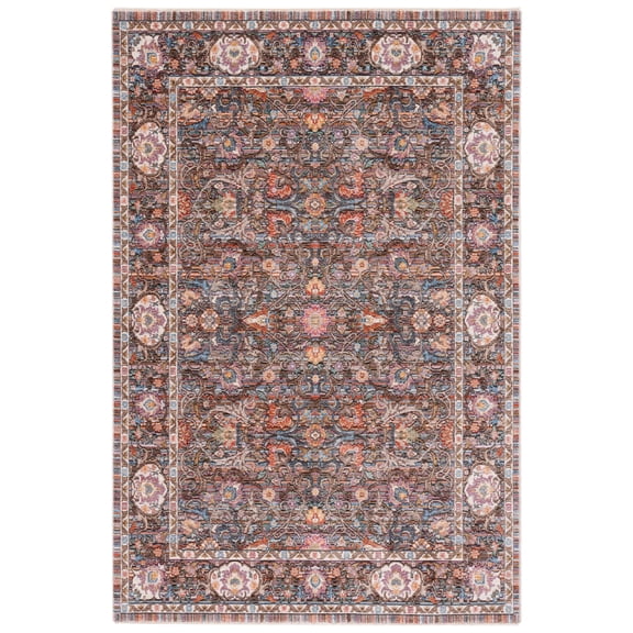 SAFAVIEH Crimson Selina Distressed Runner Rug, Beige/Blue, 2'2" x 8'