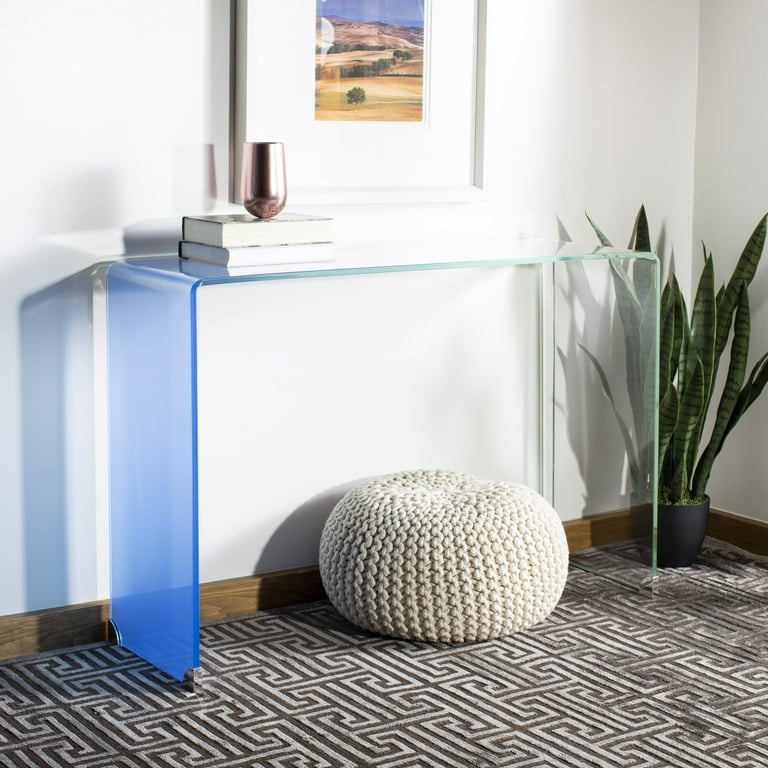 Glass console table walmart deals