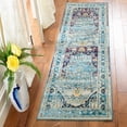 thumbnail image 1 of SAFAVIEH Crystal Jonette Oriental Runner Rug, Teal/Purple, 2'2" x 11', 1 of 8
