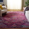 thumbnail image 1 of SAFAVIEH Crystal Charlene Oriental Area Rug, Fuchsia/Purple, 7' x 7' Square, 1 of 10