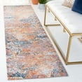 thumbnail image 1 of SAFAVIEH Crystal Corrine Abstract Runner Rug, Gold/Blue, 2'4" x 9', 1 of 11
