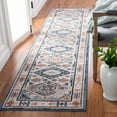 thumbnail image 1 of SAFAVIEH Crystal Dacre Abstract Runner Rug, Ivory/Blue, 2'2" x 9', 1 of 11