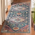 thumbnail image 1 of SAFAVIEH Crystal Debra Southwestern Runner Rug, Teal/Rose, 2'2" x 7', 1 of 8