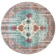 thumbnail image 1 of SAFAVIEH Crystal Jessamine Oriental Area Rug, Cream/Turquoise, 7' x 7' Round, 1 of 5