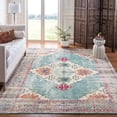 thumbnail image 1 of SAFAVIEH Crystal Jessamine Oriental Area Rug, Cream/Turquoise, 9' x 12', 1 of 8