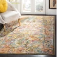 thumbnail image 1 of SAFAVIEH Crystal Lynette Oriental Area Rug, Light Blue/Orange, 8' x 10', 1 of 8