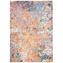 SAFAVIEH Crystal Montague Abstract Area Rug, Gold/Blue, 8'8" x 12'4"