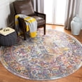 thumbnail image 1 of SAFAVIEH Crystal Payton Oriental Area Rug, Light Blue/Orange, 7' x 7' Round, 1 of 7