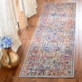 thumbnail image 1 of SAFAVIEH Crystal Payton Oriental Runner Rug, Light Blue/Orange, 2'2" x 7', 1 of 7