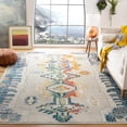 thumbnail image 1 of SAFAVIEH Crystal Qiana Oriental Area Rug, Light Gray/Orange, 8' x 10', 1 of 11