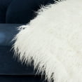 thumbnail image 1 of SAFAVIEH Cuddle Solid Faux Fur Throw, 50" x 60", Snow White, 1 of 2