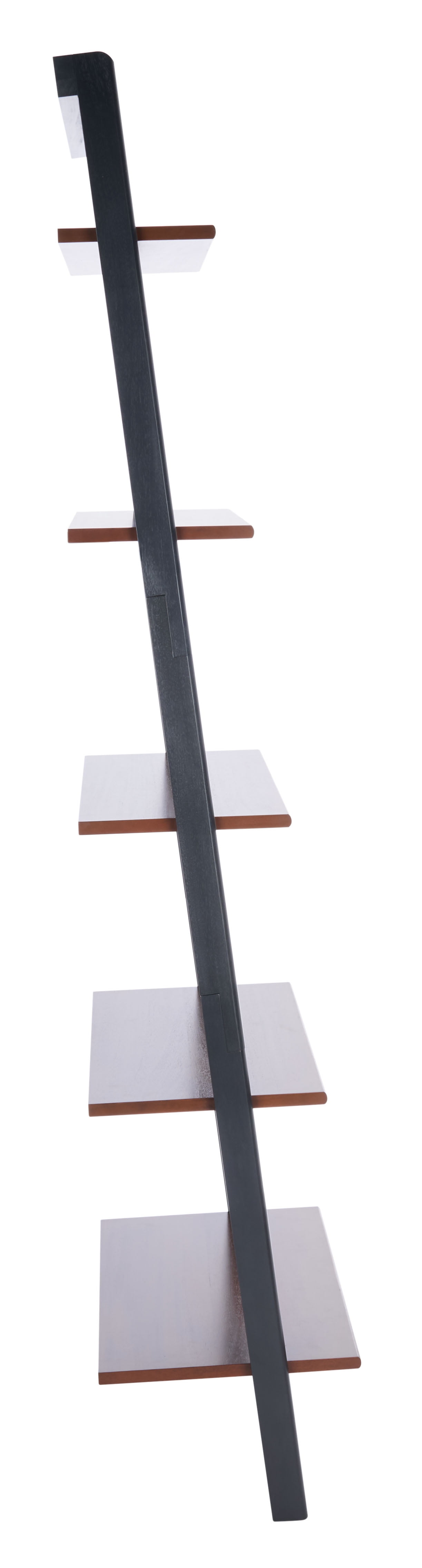 Cullyn Honey Brown Mahogany 5-Tier Leaning Etagere