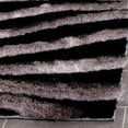thumbnail image 1 of SAFAVIEH Curtis Abstract Plush Shag Area Rug, Black/Grey, 8' x 10', 1 of 2
