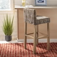 thumbnail image 1 of Safavieh Cypress 29.5" Mango Wood Bar Stool in Beige, 1 of 7
