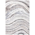 thumbnail image 1 of SAFAVIEH Cyrus Amelia Abstract Shag Area Rug, Ivory/Gray, 4'5" x 6'5", 1 of 12