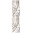 thumbnail image 1 of SAFAVIEH Cyrus Blanca Abstract Shag Runner Rug, Ivory/Gray, 2'2" x 9', 1 of 12