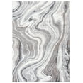 thumbnail image 1 of SAFAVIEH Cyrus Lance Abstract Shag Area Rug, Gray/Beige, 5'5" x 7'6", 1 of 11