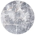 thumbnail image 1 of SAFAVIEH Cyrus Liadain Abstract Shag Area Rug, Gray/Beige, 6'7" x 6'7" Round, 1 of 12