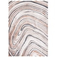 thumbnail image 1 of SAFAVIEH Cyrus Scarlett Abstract Shag Area Rug, Beige/Rust, 9' x 12', 1 of 11