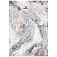 thumbnail image 1 of SAFAVIEH Cyrus Tendrils Abstract Shag Area Rug, Gray/Beige, 4'5" x 6'5", 1 of 11
