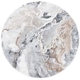 thumbnail image 1 of SAFAVIEH Cyrus Tendrils Abstract Shag Area Rug, Gray/Beige, 6'7" x 6'7" Round, 1 of 11