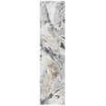 thumbnail image 1 of SAFAVIEH Cyrus Tendrils Abstract Shag Runner Rug, Gray/Beige, 2'2" x 7', 1 of 11