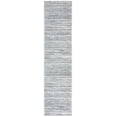 thumbnail image 1 of SAFAVIEH Cyrus Vinal Striped Shag Runner Rug, Gray/Ivory, 2'2" x 9', 1 of 12