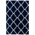 thumbnail image 1 of SAFAVIEH Dallas Belinda Geometric Shag Area Rug, Navy/Ivory, 2'3" x 4', 1 of 10