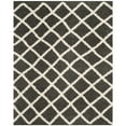 thumbnail image 1 of SAFAVIEH Dallas Diamond Geometric Shag Area Rug, Dark Grey/Ivory, 6' x 9', 1 of 9