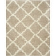 thumbnail image 1 of SAFAVIEH Dallas Logan Geometric Shag Area Rug, Beige/Ivory, 8' x 10', 1 of 6