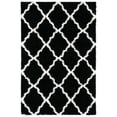 thumbnail image 1 of SAFAVIEH Dallas Logan Geometric Shag Area Rug, Black/Ivory, 3' x 5', 1 of 8