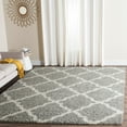 thumbnail image 1 of SAFAVIEH Dallas Logan Geometric Shag Area Rug, Grey/Ivory, 10' x 14', 1 of 11