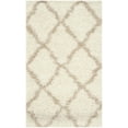 thumbnail image 1 of SAFAVIEH Dallas Logan Geometric Shag Area Rug, Ivory/Beige, 3' x 5', 1 of 7