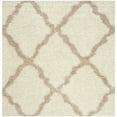 thumbnail image 1 of SAFAVIEH Dallas Logan Geometric Shag Area Rug, Ivory/Beige, 8' x 8' Square, 1 of 6