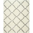 thumbnail image 1 of SAFAVIEH Dallas Logan Geometric Shag Area Rug, Ivory/Grey, 6' x 9', 1 of 7