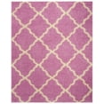 thumbnail image 1 of SAFAVIEH Dallas Logan Geometric Shag Area Rug, Pink/Ivory, 10' x 14', 1 of 9