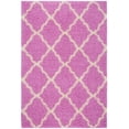 thumbnail image 1 of SAFAVIEH Dallas Logan Geometric Shag Area Rug, Pink/Ivory, 6' x 9', 1 of 9