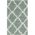 thumbnail image 1 of SAFAVIEH Dallas Logan Geometric Shag Area Rug, Seafoam/Ivory, 3' x 5', 1 of 7