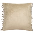 thumbnail image 1 of SAFAVIEH Dandria Solid Fringe Accent Pillow, 18" x 18", Light Green, 1 of 3