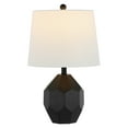 thumbnail image 1 of SAFAVIEH Danilo 20 in. Modern Black Resin Table Lamp with White Cotton Shade, 1 of 6