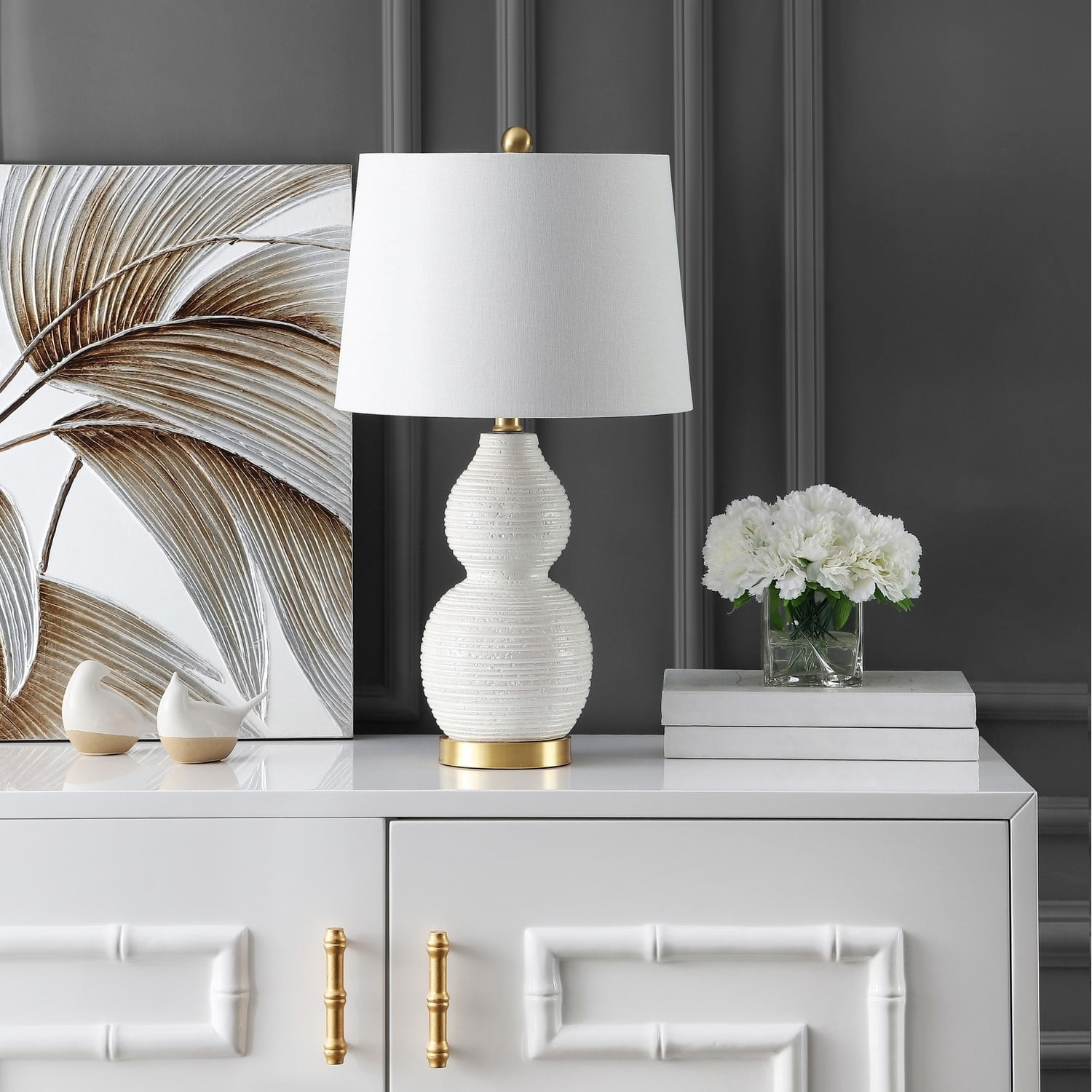 White gourd table store lamp