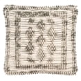 thumbnail image 1 of SAFAVIEH Darvey Bordered Beaded Accent Pillow, 20" x 20", Grey, 1 of 3