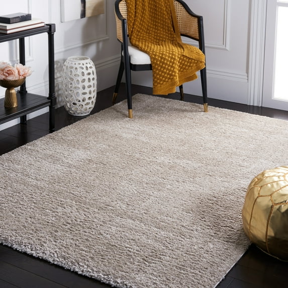 Safavieh Decora Shaggy Finola Solid Shag Area Rug, Gray, 4' x 6'