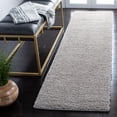 thumbnail image 1 of Safavieh Decora Shaggy Finola Solid Shag Runner Rug, Gray, 2' x 8', 1 of 11