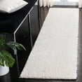 thumbnail image 1 of Safavieh Decora Shaggy Finola Solid Shag Runner Rug, Ivory, 2' x 10', 1 of 10