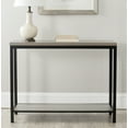 thumbnail image 1 of SAFAVIEH Dennis Industrial Wood Top Console with Shelf, French Grey, 1 of 4