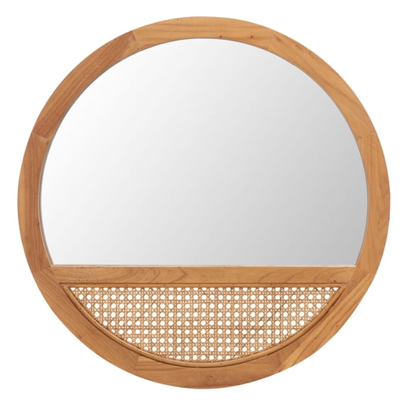 SAFAVIEH Deonna 23.5 in. Solid Frame Mirror, Natural