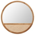 thumbnail image 1 of SAFAVIEH Derby 35.5 in. Solid Frame Mirror, Natural, 1 of 5